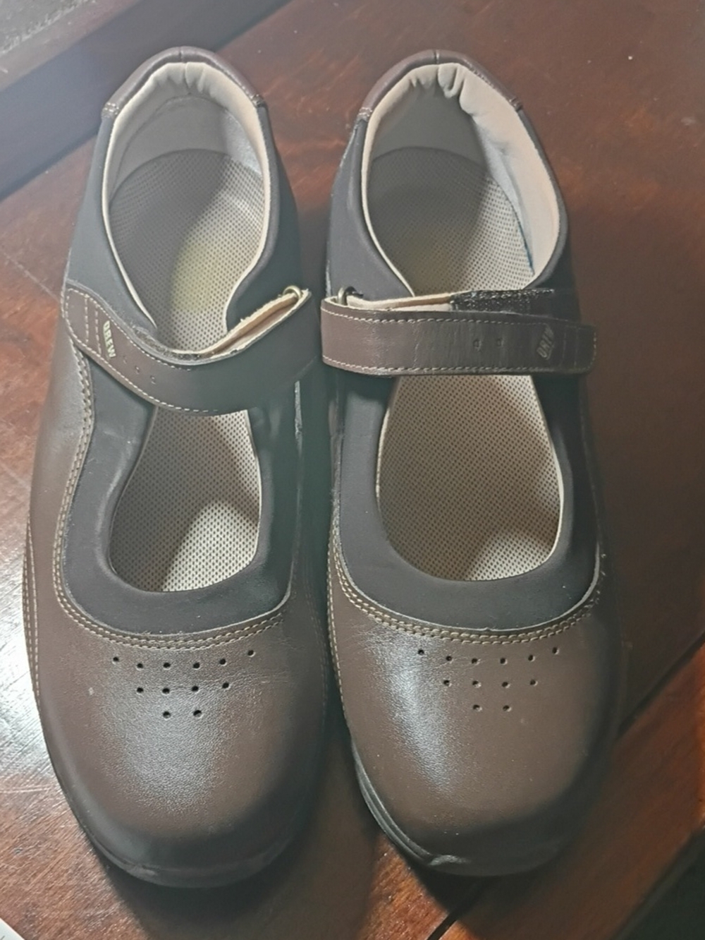 DREW Women’s Brown Mary Jane Comfort Clogs